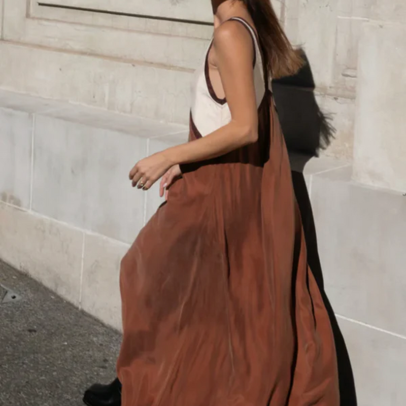 Vestido Longo Sem Mangas