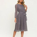 Vestido Midi de Poá