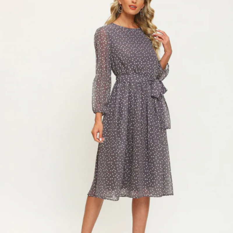 Vestido Midi de Poá