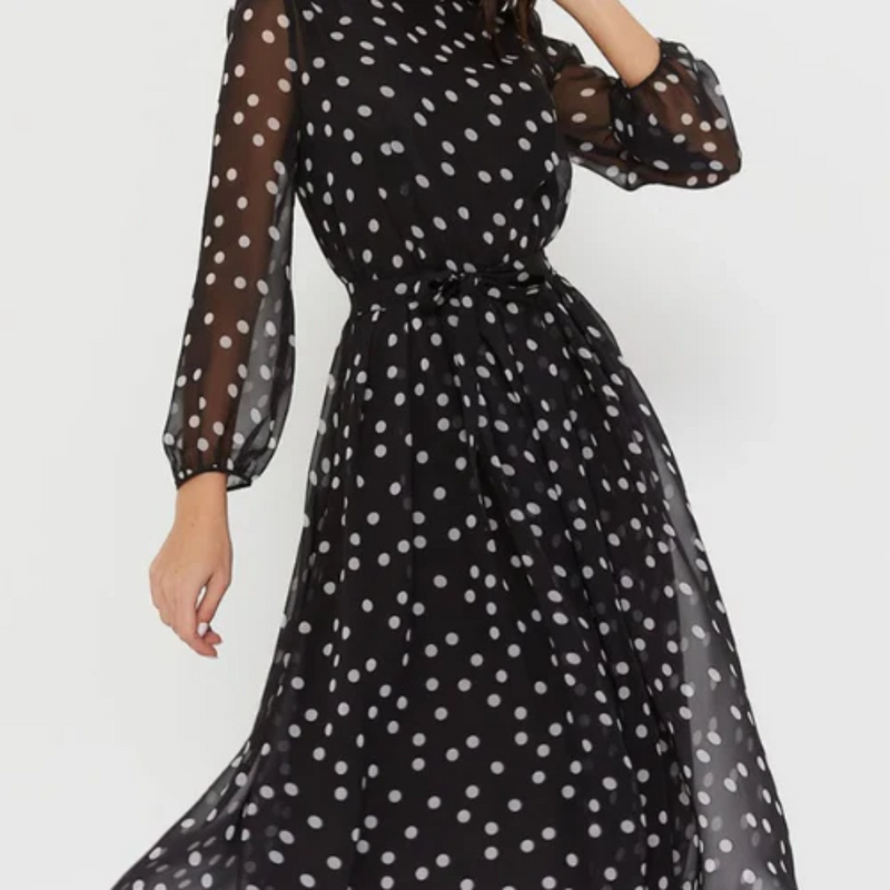 Vestido Midi de Poá