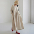 Vestido De Linho Longo
