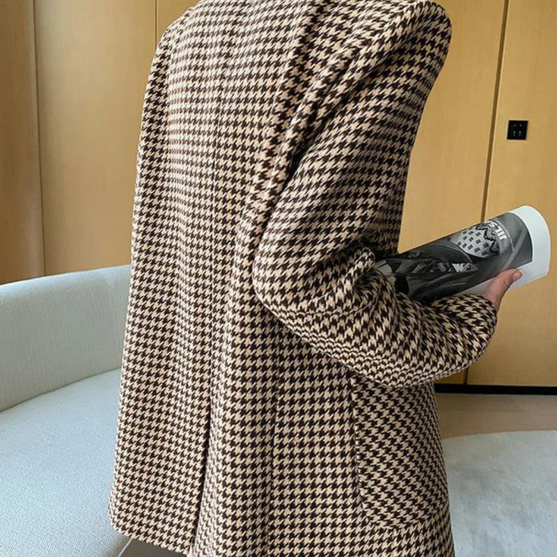 Blazer Feminino Casual Alongado