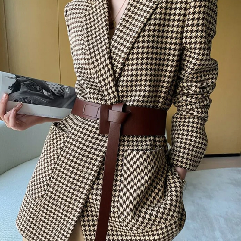 Blazer Feminino Casual Alongado