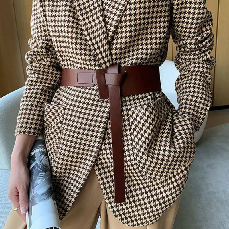 Blazer Feminino Casual Alongado
