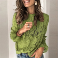 Blusa Casual de Renda