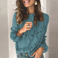 Blusa Casual de Renda