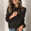 Blusa Casual de Renda