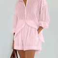 Conjunto De Verão Camisa e Shorts Fluído