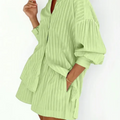 Conjunto De Verão Camisa e Shorts Fluído