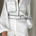 Conjunto De Alfaiataria Com Camisa e Shorts