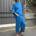 Conjunto Em Linho Para o Verão