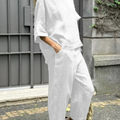 Conjunto Em Linho Para o Verão