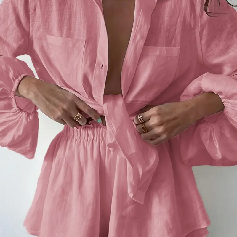 Conjunto Feminino De Verão