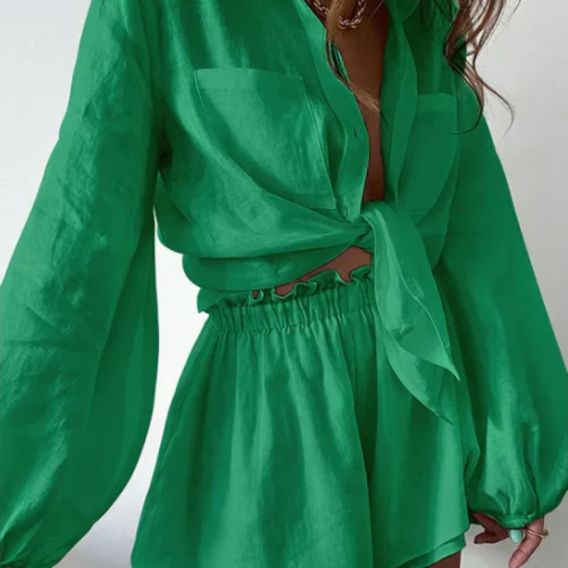 Conjunto Feminino De Verão