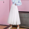 Saia Midi Em Tule