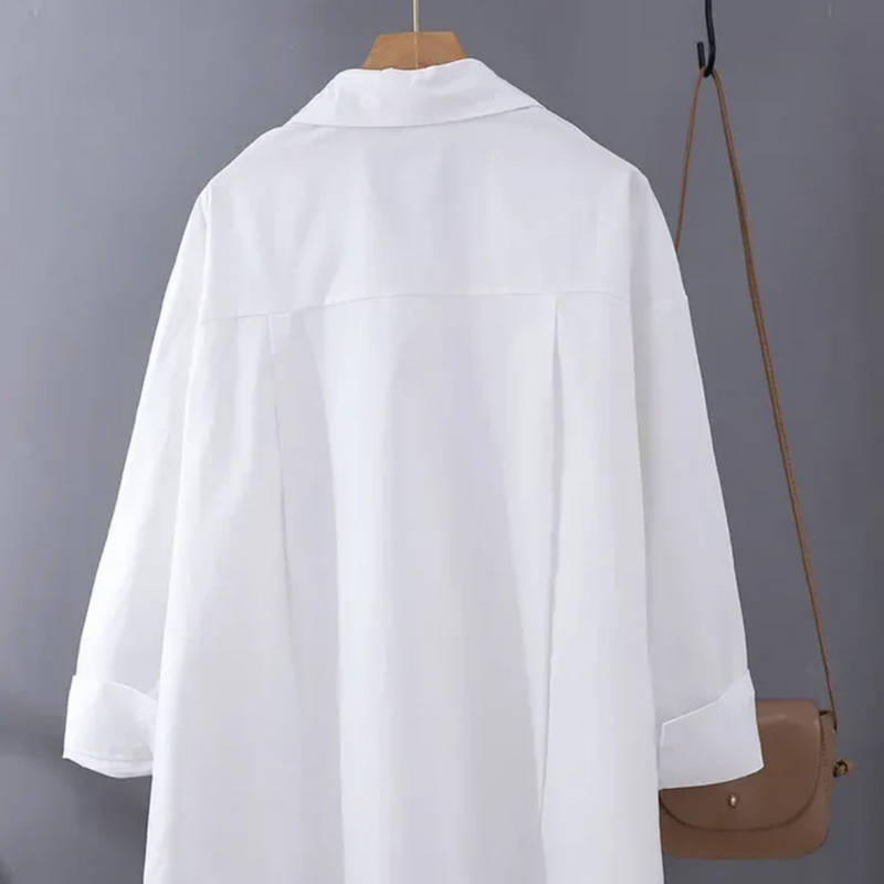 Camisa Feminina Alongada Ampla