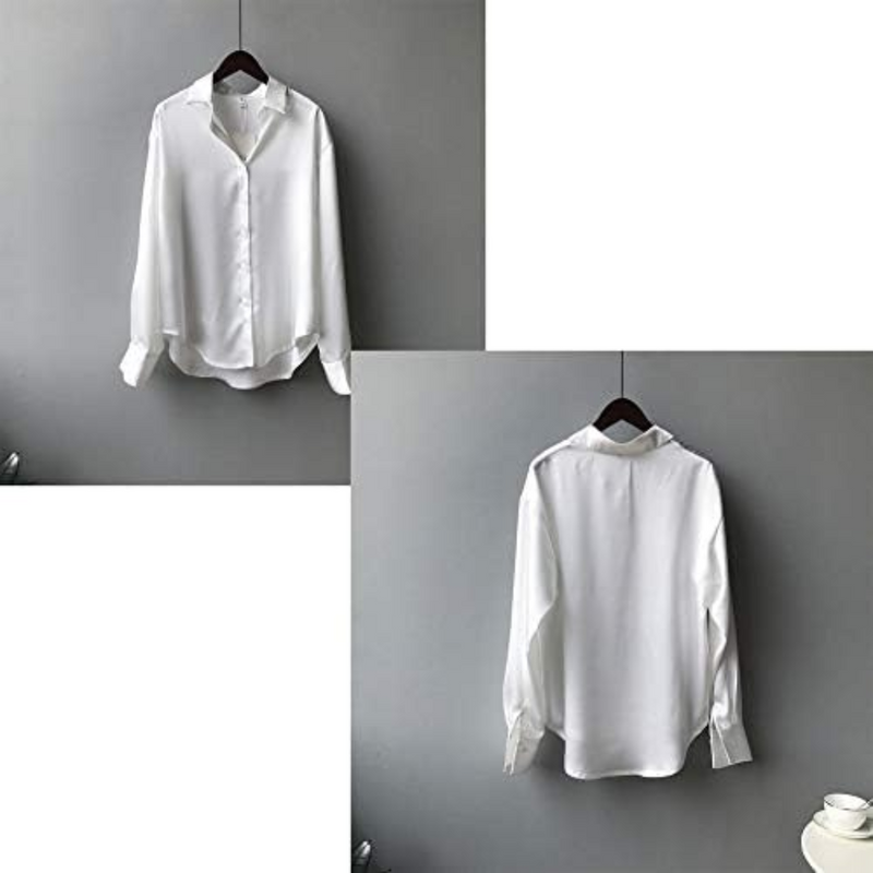 Camisa de Cetim Feminina