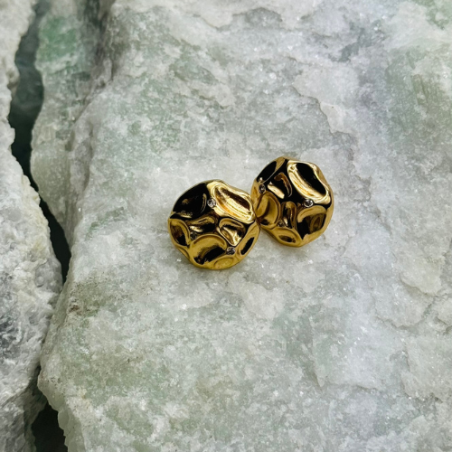 Brinco Redondo com Textura Batida