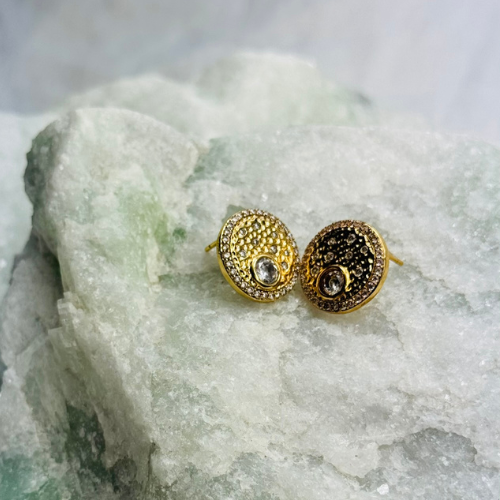 Brinco Redondo de Zircônia Brilhante