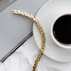 Pulseira Alma Corações - Banho de Ouro