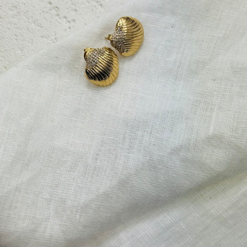 Brinco Concha Escovada