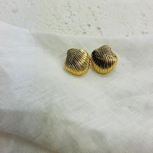 Brinco Concha Escovada