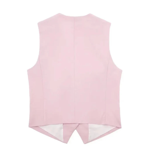 Colete De Linho Feminino Sem Mangas