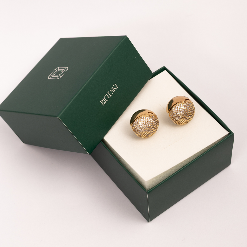 Brincos Redondos Texturizados