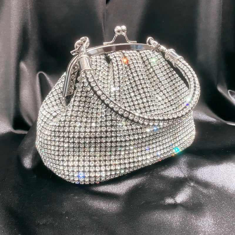 Bolsa de Mão Com Brilhos Para Festa