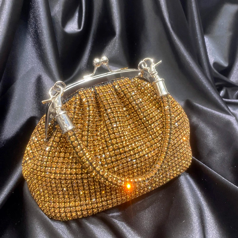 Bolsa de Mão Com Brilhos Para Festa