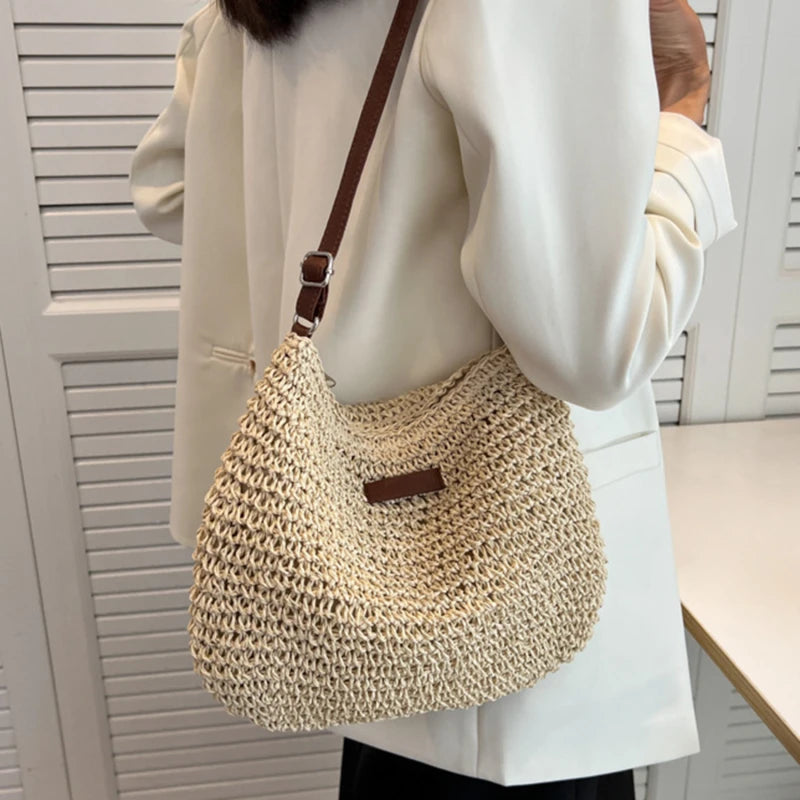 Bolsa De Palha Ampla