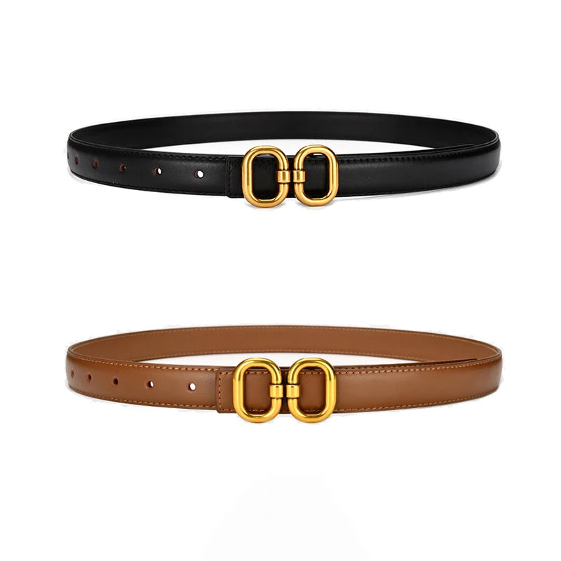 Cinto Feminino Com Detalhe Em Dourado
