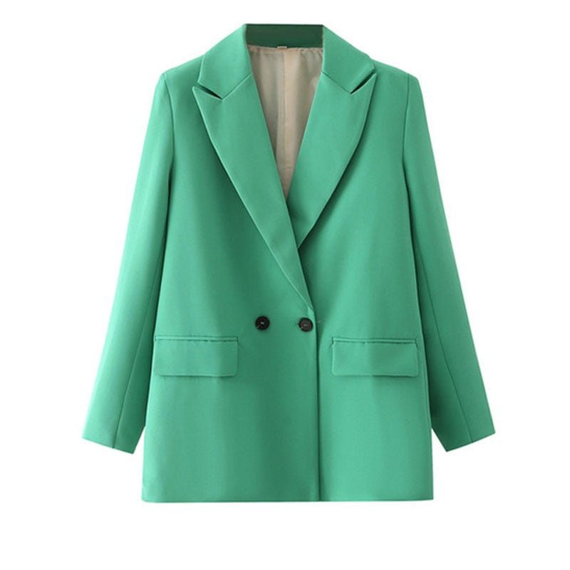 Blazer Feminino Gola Entalhada