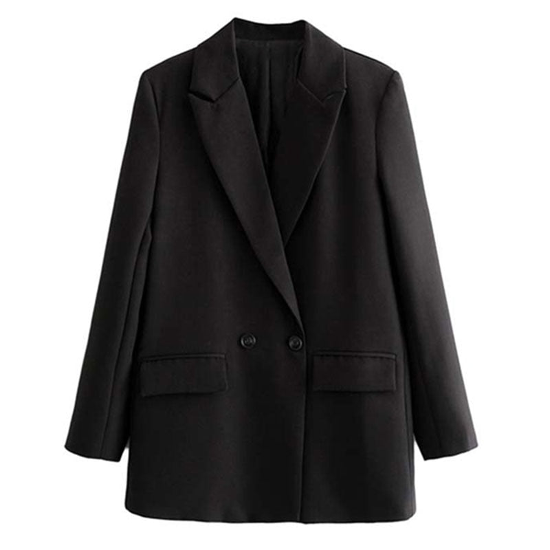 Blazer Feminino Gola Entalhada