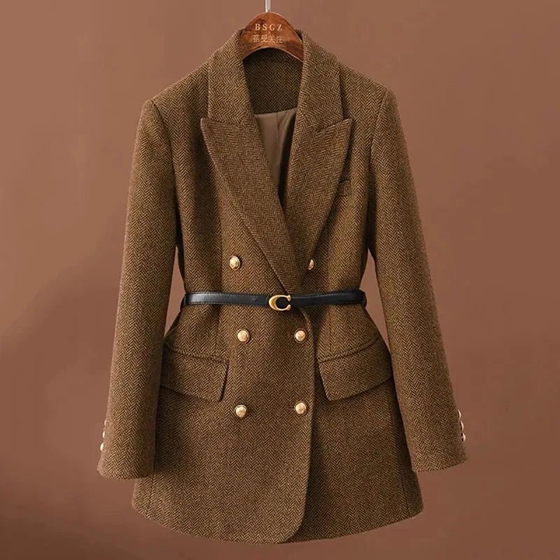 Blazer Feminino Com Cinto