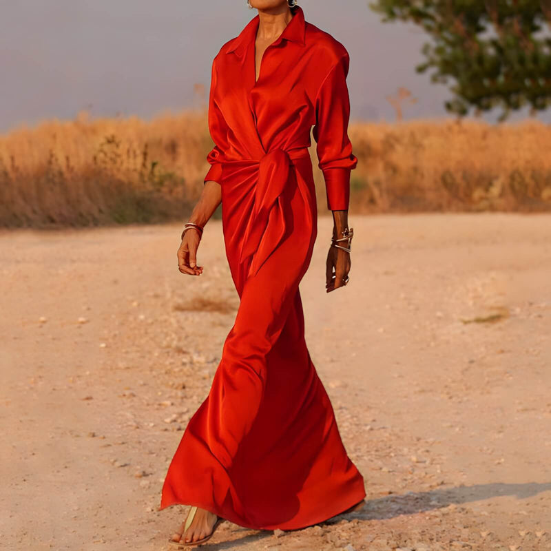 Vestido Longo Transpassado