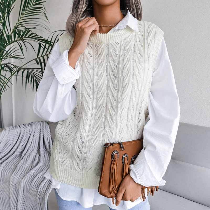 Colete Feminino de Trico