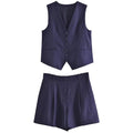 Conjunto De Colete Com Bermuda Para o Verão