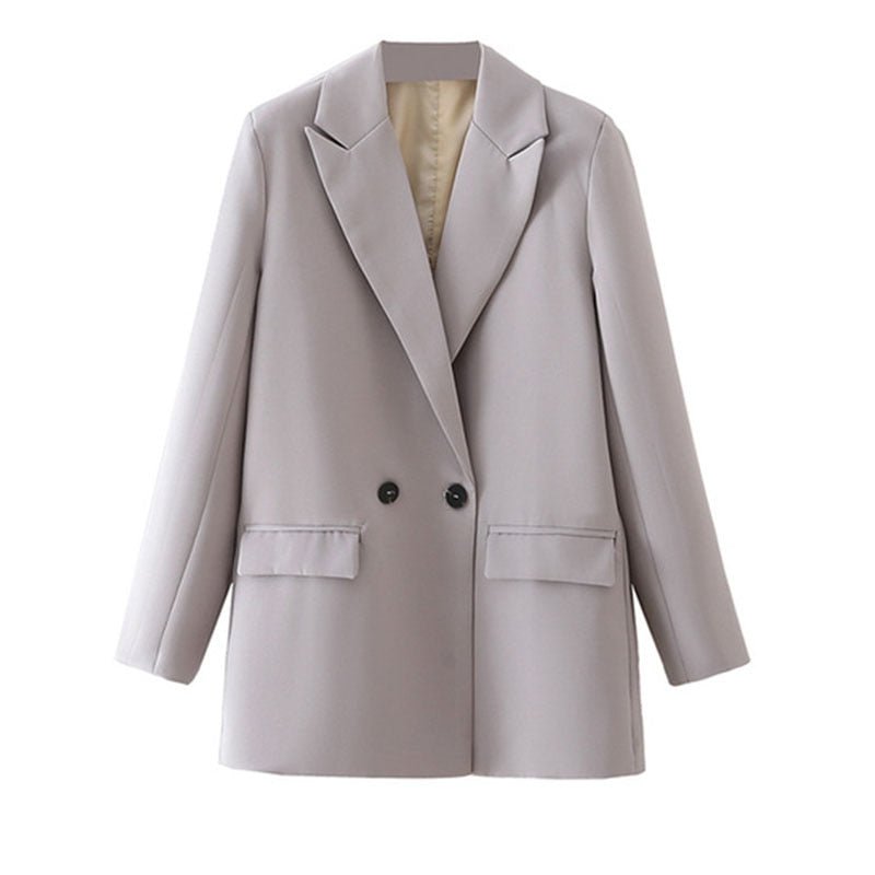 Blazer Feminino Gola Entalhada