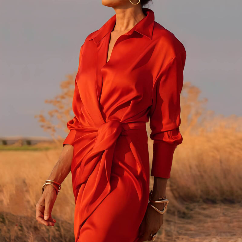 Vestido Longo Transpassado