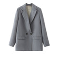Blazer Feminino Gola Entalhada