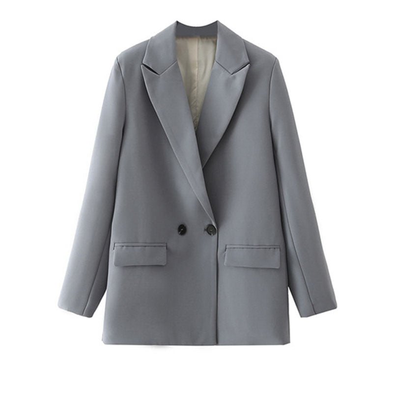 Blazer Feminino Gola Entalhada