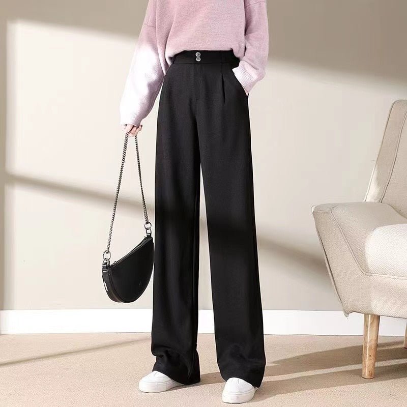 Calça Feminina Alfaiataria Cintura Alta