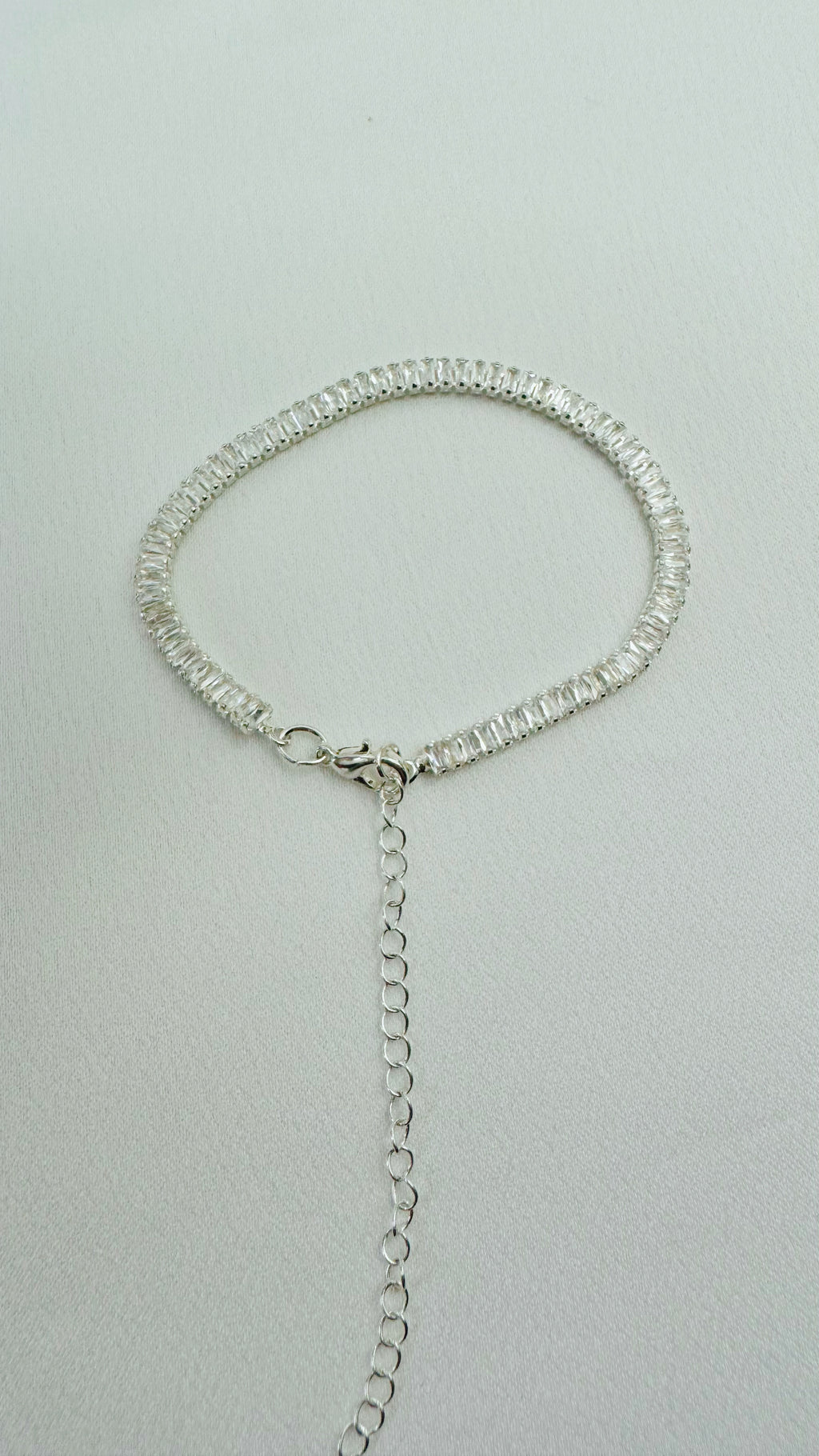 Pulseira Riviera Retangular Cristal