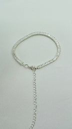 Pulseira Riviera Retangular Cristal