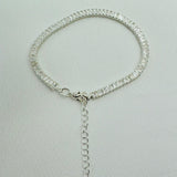 Pulseira Riviera Retangular Cristal