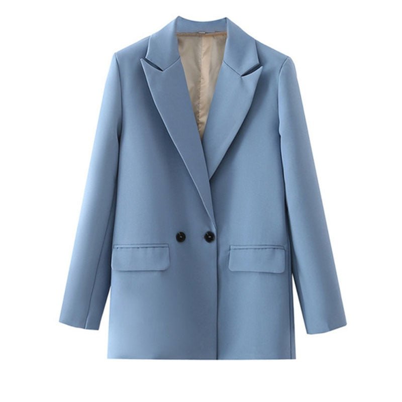 Blazer Feminino Gola Entalhada