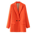 Blazer Feminino Gola Entalhada