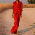Vestido Longo Transpassado