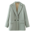 Blazer Feminino Gola Entalhada